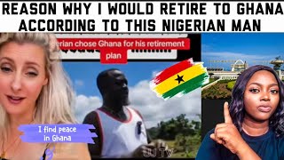 A NIGERIAN MAN CHOOSE GHANA AS HIS RETIREMENT COUNTRY &WHITE PEOPLE IN LOVE WITH GHANA THEY CHOOSE🇬🇭