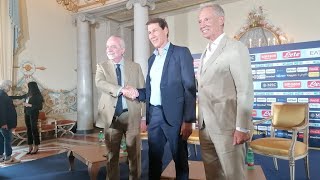 Presentazione del nuovo allenatore del Napoli Rudi Garcia - Reggia di Capodimonte