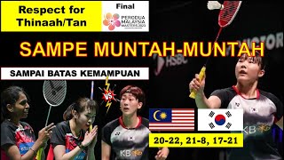 Tan Pearly/Thinaah Muralitharan (MAS) vs Baek Ha Na/Lee So Hee (KOR) | Malaysia Master 2023