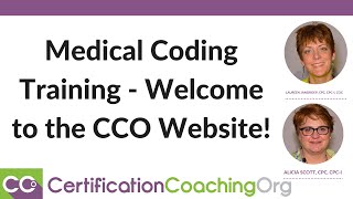 Medical Coding Training — Welcome to the CCO Website!