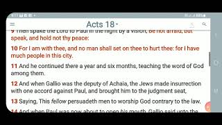 KJV-Daily Bible: a.m. Acts 18:1-28