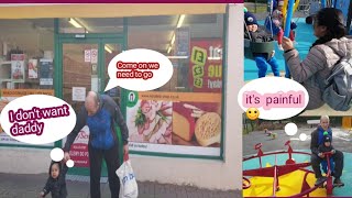 Polish shop+family play time /walking at night