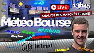 750 - Météo Bourse - Analyse des Marchés - Coaching Live du Vendredi 15 Decembre Formation  Trading