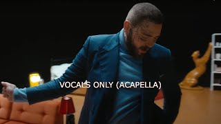 Post Malone - Cooped Up (HQ Acapella - Vocals only feat. Roddy Ricch