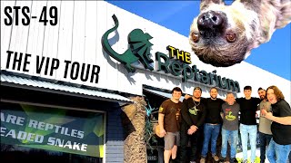 VIP TOUR OF THE REPTARIUM | BRIAN BARCZYK | PODCAST STUDIO | PRIVATE REPTILE COLLECTION | STS-49