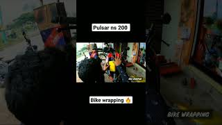 pulsar ns 200 bike modification #shorts #shortsvideo #shortsfeed