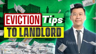 Save your money : Essential Eviction Tips Every Landlord Should Know ! Tai Le - Your Rental Advisor