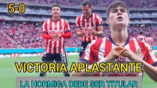 CHIVAS GOLEA 5-0 A JUAREZ | LA ERA AMAZON PRIME EMPIEZA DE LA MEJOR MANERA | ¡LA HORMIGA TITULAR YA!