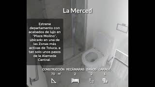 Departamento en Venta, La Merced, Toluca, Estado de México.