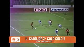 📺 U.Católica vs Colo Colo ⚽️ Año 1983 🇨🇱