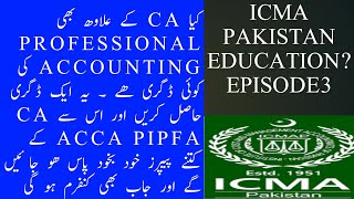 ICMA PAKISTAN EDUCATION 2021 EPISODE 3 | ICMAP INFORMATION 2021