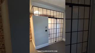 Privacy Glass In a Bathroom - Privacy Film Glass Bathroom Enclosure #shorts