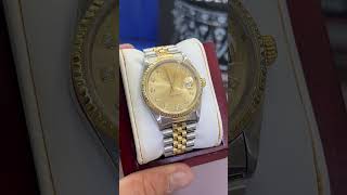 Two Tone Vintage Rolex Datejust #rolex #ritzjewelers