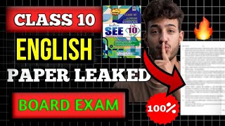 Class 10 english question model 2080 | class 10 english model question solution 2080