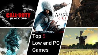 Top 5 high graphics games for low end pc