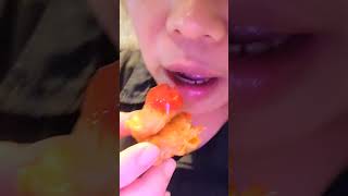 Deep fry Salmon mukbang