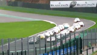 FIA GT1 SPA 2010 RACE 1 START AMAZING SOUND!