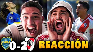 REACCIONAMOS AL SUPERCLASICO EN STREAM | BOCA 0 - 2 RIVER