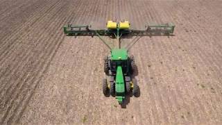 Planting John Deere 8430 with 1770NT Planter Norway Iowa 05 25 2017