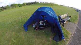 Ray fishing with Robin Greenhow silloth prom