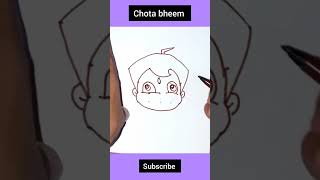 Chota Bheem Drawing #youtubeshorts #shorts