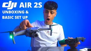 DJI AIR 2S UNBOXING & BASIC SET UP