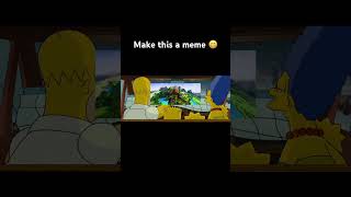 Homer hates Minecraft Bedrock Edition 😁 #shorts #viral