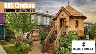 Blue Forest Treehouses at the RHS Chelsea Flower Show 2023