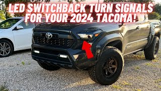 2024 4th gen Toyota Tacoma Installing Lasfit T3 7443D Switchback LED Turn Signals