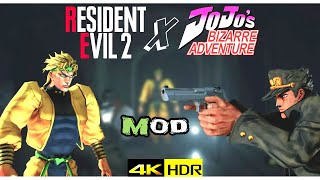 JoJo's Bizarre Adventure -True 4K HDR - Resident Evil 2 Remake