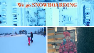 First time snowboarding in years | Teaching my daughter snowboarding | GoPro cinematic video.