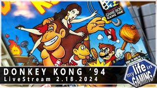 Donkey Kong '94 (Super Game Boy) :: LIVE STREAM