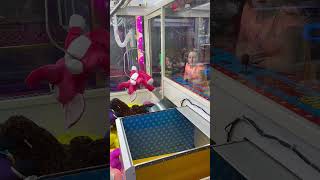 Claw machine win! #claw #clawmachine #winner