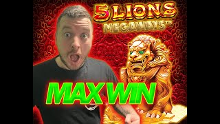 *MAX WIN* 5 Lions Megaways PRAGMATIC PLAY