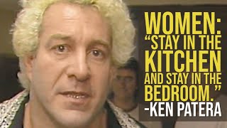 Ken Patera's views on women: "Stay in the kitchen and stay in the bedroom" (1985)