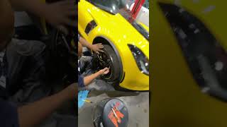 Corvette wheel/rim outline #corvette #explore #wrap #cars #shorts #viral