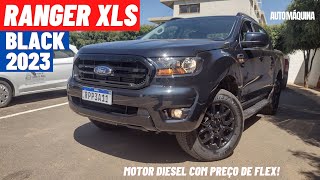 NOVA FORD RANGER BLACK 2023 - PICAPE PARA RODAR NA CIDADE? A DIESEL COM PREÇO DE FLEX? EM DETALHES!