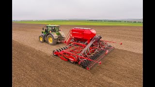 HORSCH Pronto 8 DC G&F & John Deere 7310R E23