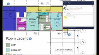 DYNAMO SCRIPT PREVIEW - MINIMAL ROOM AREA ANALYSIS