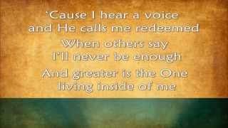 Greater - MercyMe (2014) HD - with lyrics