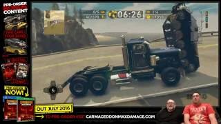 Big Rig time! Carmageddon: Max Damage #Twitch Stream - 1st July 2016