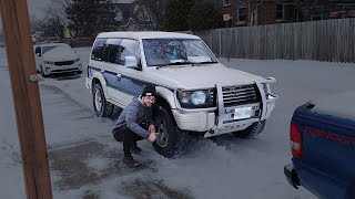 Turbo Diesel Mitsubishi Pajero gets an Intake + Straight Pipe Exhaust