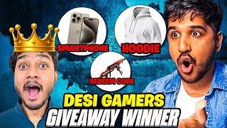 DESI GAMERS PHONE GIVEAWAY WINNER 🏆