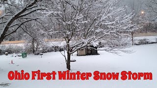 First Winter Snow Storm