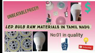 Led bulb raw materials distributor in tamil nadu