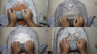 Pata Varvanta / slate pencil crumbling asmr so satisfying / slate pencil /slate pencil powder #asmr