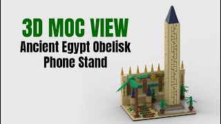 Ancient Egypt Obelisk - Phone Stand - Lego MOC