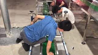 Packing Conveyor Belt Installation Video