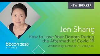 Prof Jen Shang at #bbcon 2020 | UK Fundraising