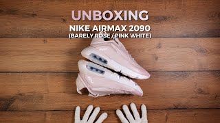 Review of Nike Air Max 2090 Womens - Barely Rose | ASMR Unboxing